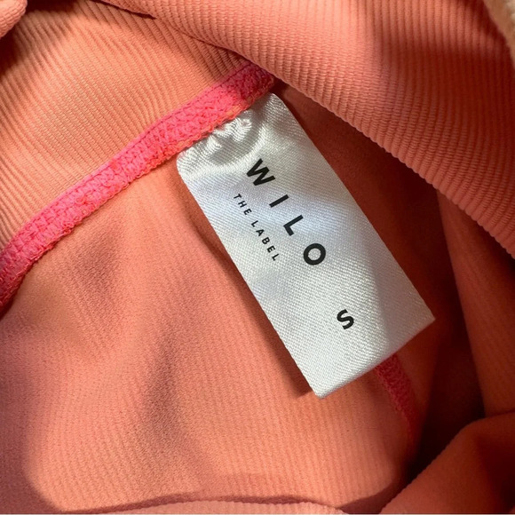 Wilo The Label Rib Contrast 7/8 Leggings Pink Peach Size S - Picture 9 of 14